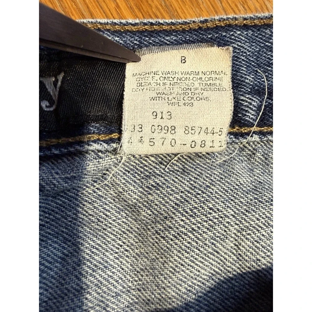 Vintage‎ 1998 Levis SilverTab Loose Jeans Mens 36x32 (34x32) Baggy Skater Denim